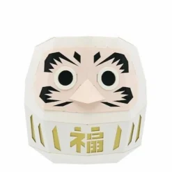Paper Craft Daruma White Small