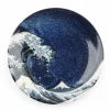 Plate Namako Blue Great Wave 10"