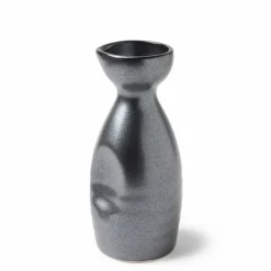 "Iron Glaze" Sake Bottle Made in Japan.