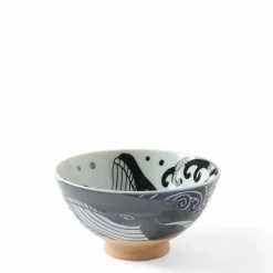 Rice Bowl Blue Whale Waves