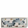 Rustic Blue Vines Rectangle Plate