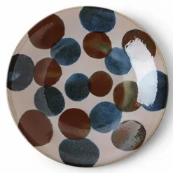 Rustic Dots 11" Plate