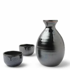 Sake Set Black Luster