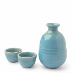 Sake Set Jade Glaze