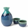 Sake Set Jade Ocean Blue