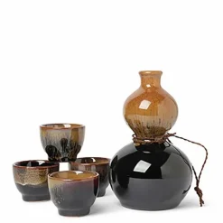 Sake Set Kurotenmoku Kin