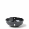 Satin Black White Dots Sauce Bowl