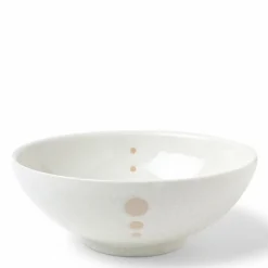 Satin White Dots 8-3/8" Bowl