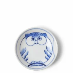 Sauce Dish 3-1/2" Owl Blue