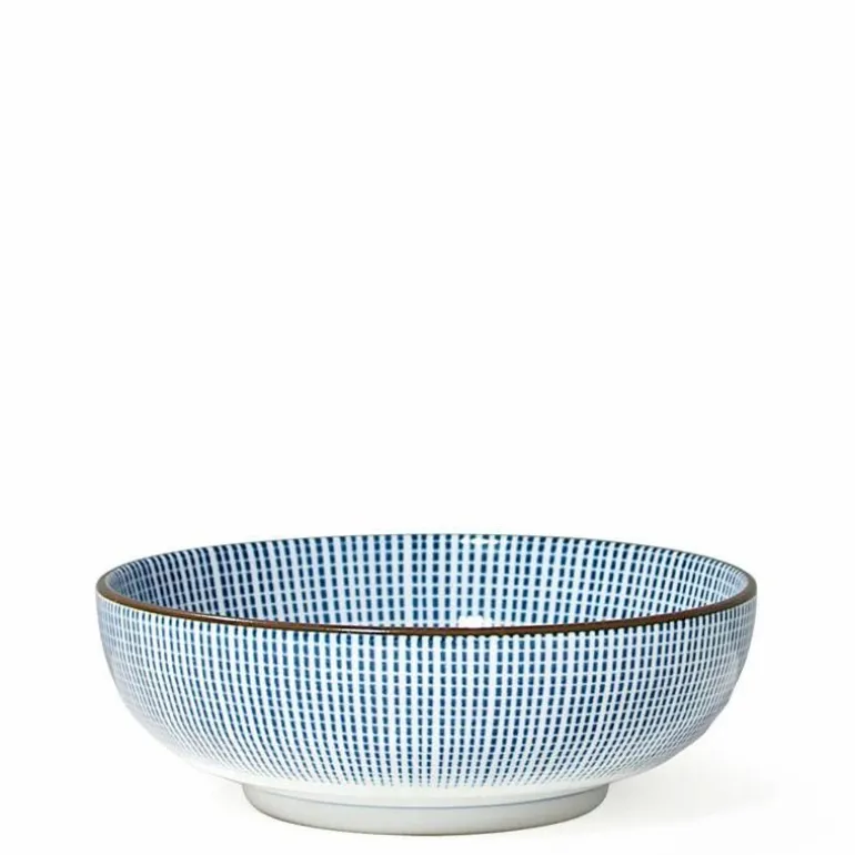 Sendan Tokusa 5" Shallow Bowl at Miya
