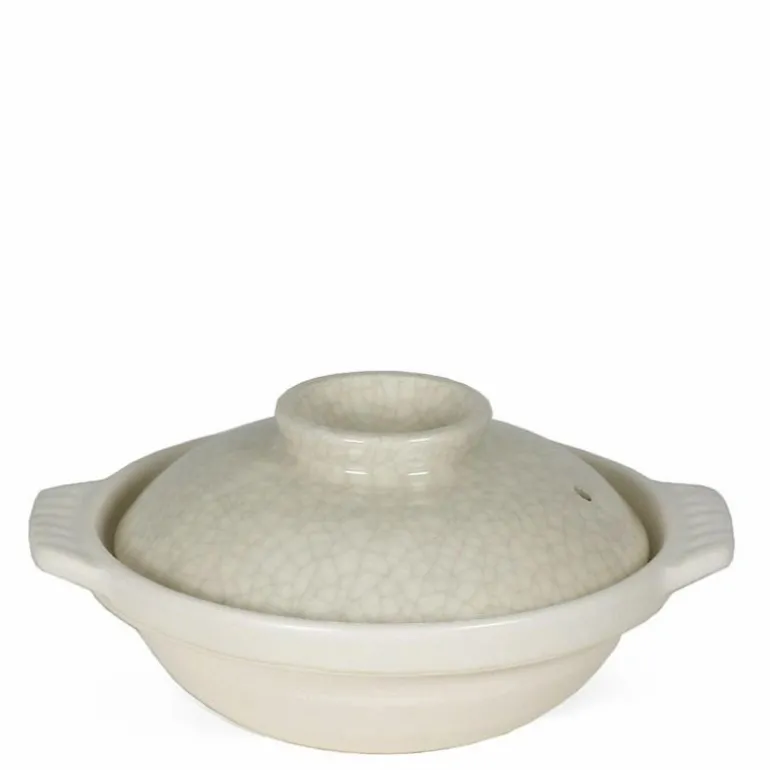 Sumi Kannyu White Donabe Casserole, 13 Oz.