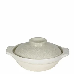 Sumi Kannyu White Donabe Casserole, 54 oz.