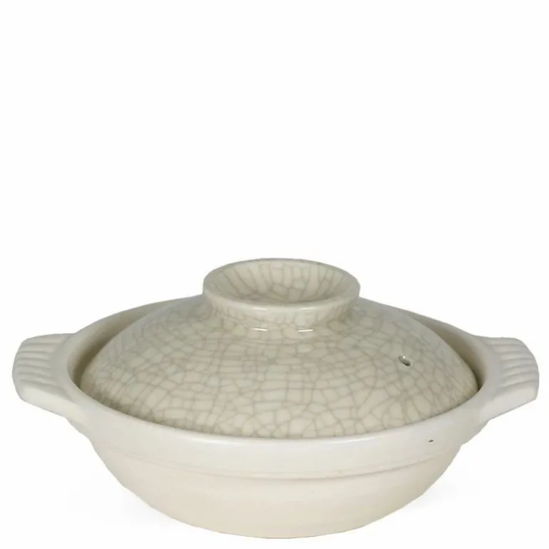 Sumi Kannyu White Donabe Casserole, 22 Oz.