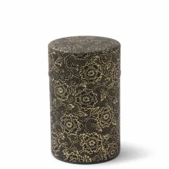 Tea Canister Black/Gold Mum