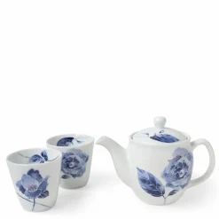 Tea Set Blue Rose