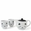 Tea Set Cat White