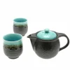 Tea Set Turquoise Sky