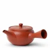 Teapot Kyu Tokoname Red/Hira Maru