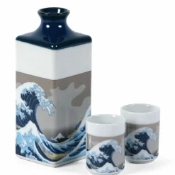 The Great Wave Sake Set at Miya