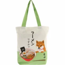 Tote Bag White Shiba Ramen