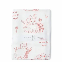 Towel Red Rabbits