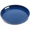 Tray Blue Round 13-1/2"
