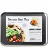 Tray 10" x 7.25" Stainless Steel