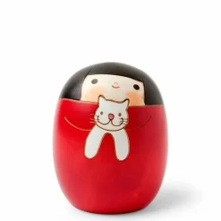Usaburo Kokeshi Dolls handcrafted in Japan available at Miya.