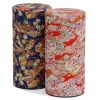 Washi Paper Tea Canister