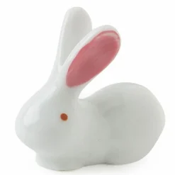 White Rabbit Chopstick Rest - Pink Ears