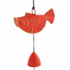 Wind Chime Goldfish Red/Gold 2-3/4"