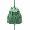 Wind Chime Owl Green 1-7/8"