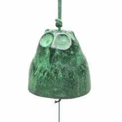 Wind Chime Owl Green 1-7/8"