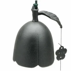 Wind Chime Plum Bell Black 5"