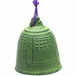 Wind Chime Temple Bell Green 2-1/2"