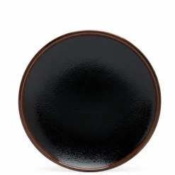 Yuzu Tenmoku Black 6.5" Round Plate at Miya